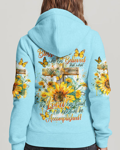 Blessed Is She Who Has Believed Women's All Over Print Shirt - Tytd0804243, easychoo.com