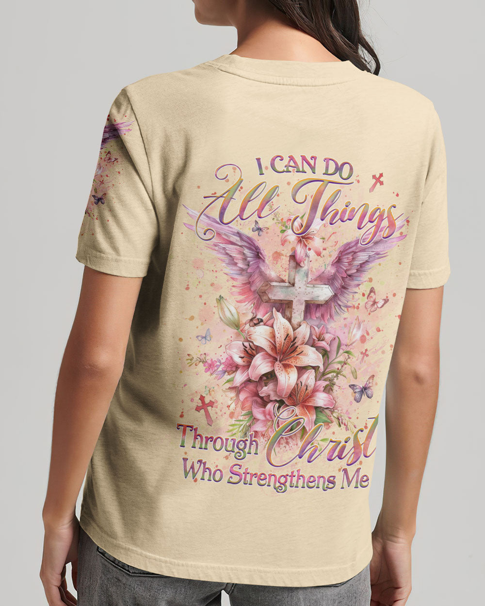 I Can Do All Things Women's All Over Print Shirt - Yhdu1603243, easychoo.com