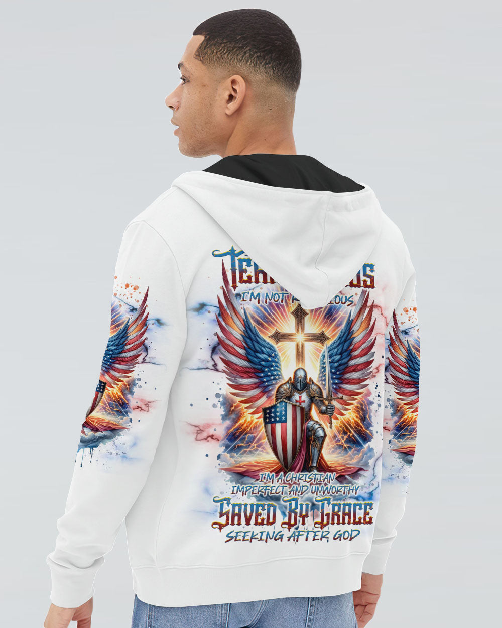 I'm On Team Jesus Warrior Men's All Over Print Shirt - Tlnt0603244, easychoo.com