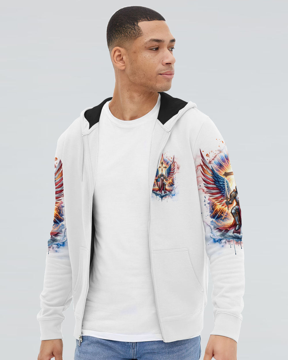 I'm On Team Jesus Warrior Men's All Over Print Shirt - Tlnt0603244, easychoo.com