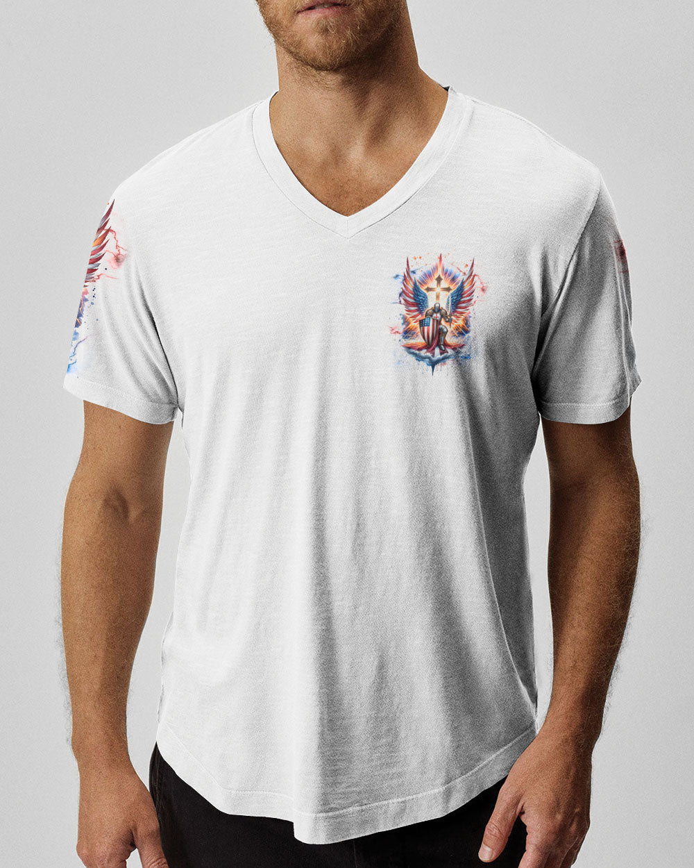 I'm On Team Jesus Warrior Men's All Over Print Shirt - Tlnt0603244, easychoo.com