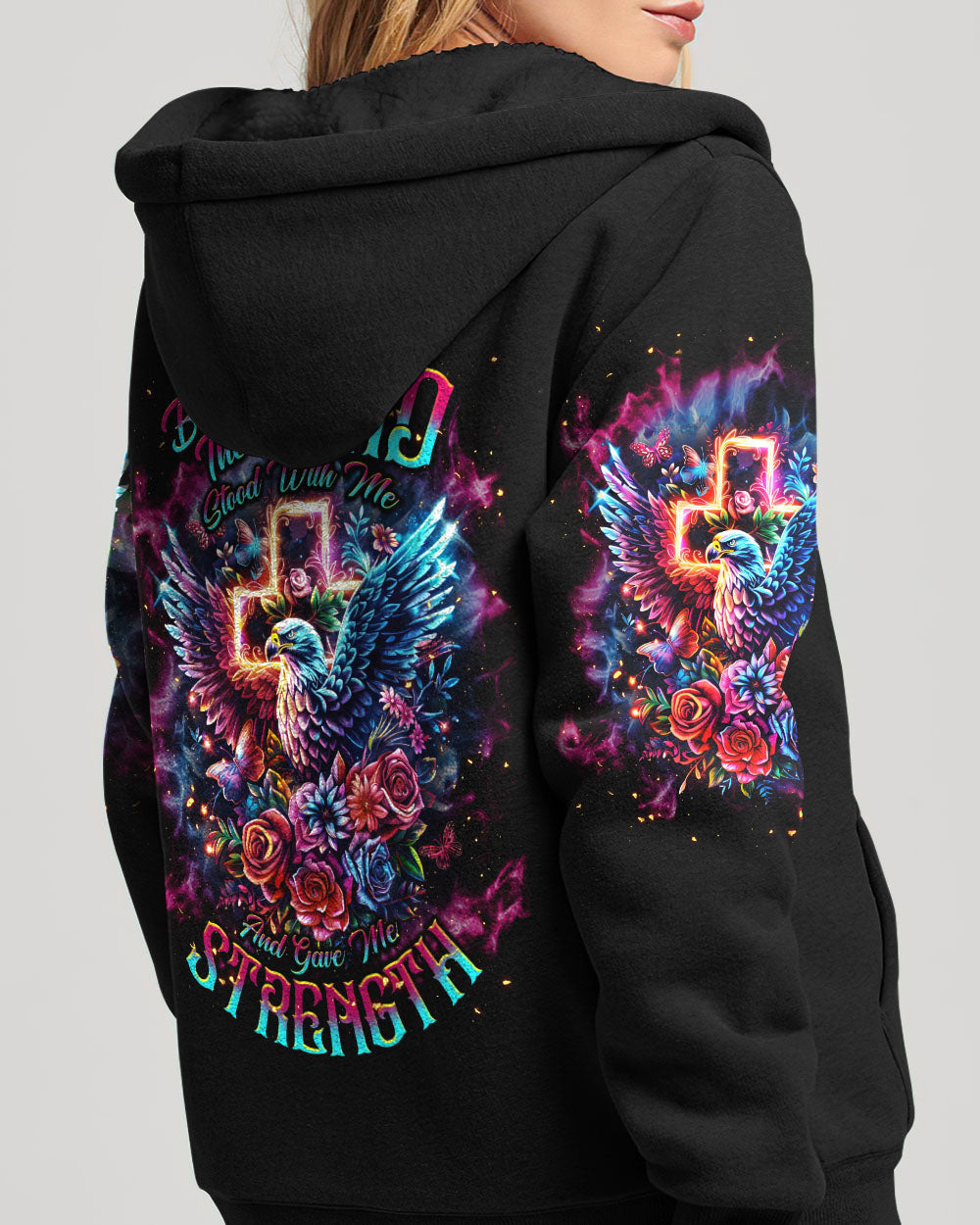 Lord Stood With Me Eagle Women's All Over Print Shirt - Tlnt2703242, easychoo.com