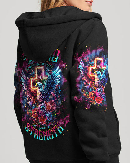 Lord Stood With Me Eagle Women's All Over Print Shirt - Tlnt2703242, easychoo.com