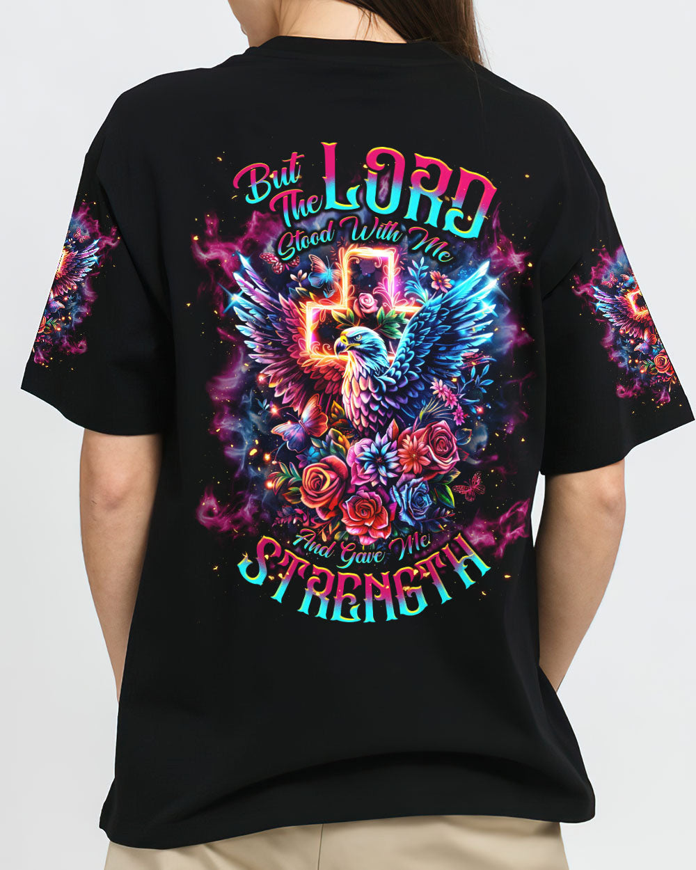 Lord Stood With Me Eagle Women's All Over Print Shirt - Tlnt2703242, easychoo.com