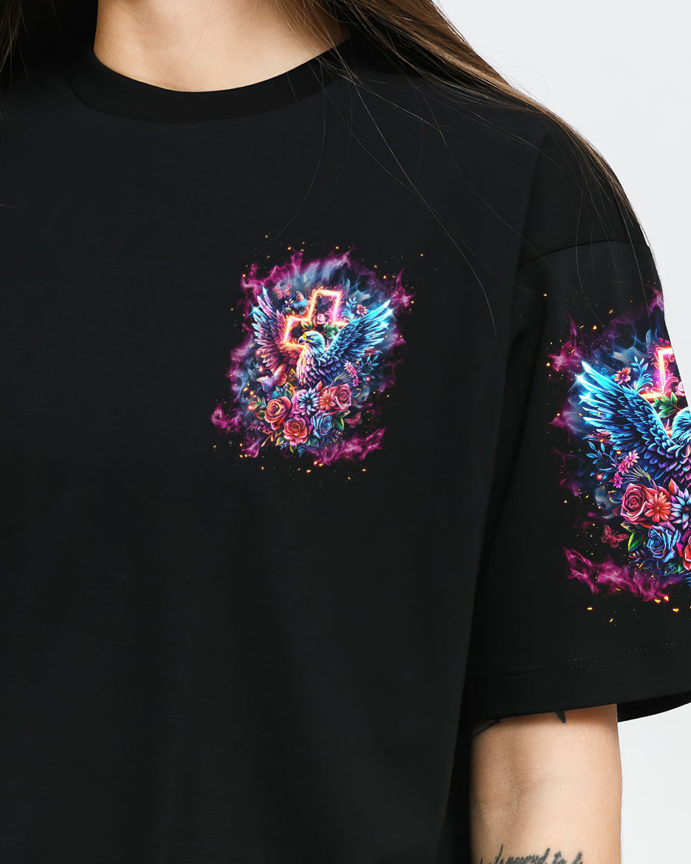 Lord Stood With Me Eagle Women's All Over Print Shirt - Tlnt2703242, easychoo.com