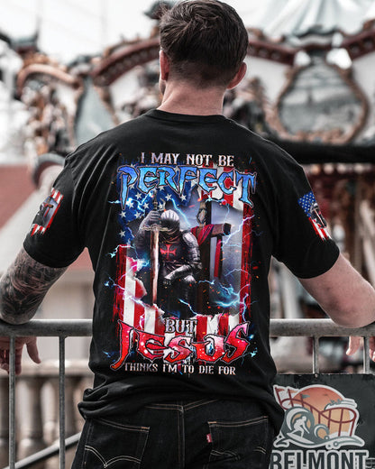 I May Not Be Perfect Warrior Men's All Over Print Shirt - Tlnz2905241, easychoo.com