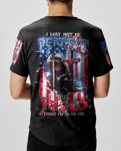 I May Not Be Perfect Warrior Men's All Over Print Shirt - Tlnz2905241, easychoo.com