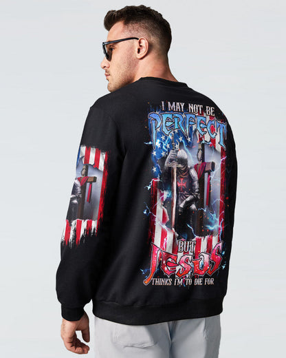 I May Not Be Perfect Warrior Men's All Over Print Shirt - Tlnz2905241, easychoo.com