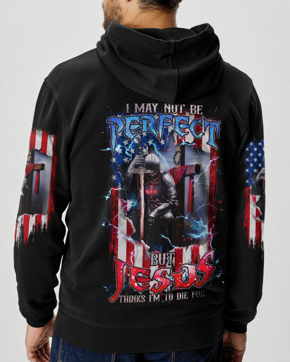 I May Not Be Perfect Warrior Men's All Over Print Shirt - Tlnz2905241, easychoo.com