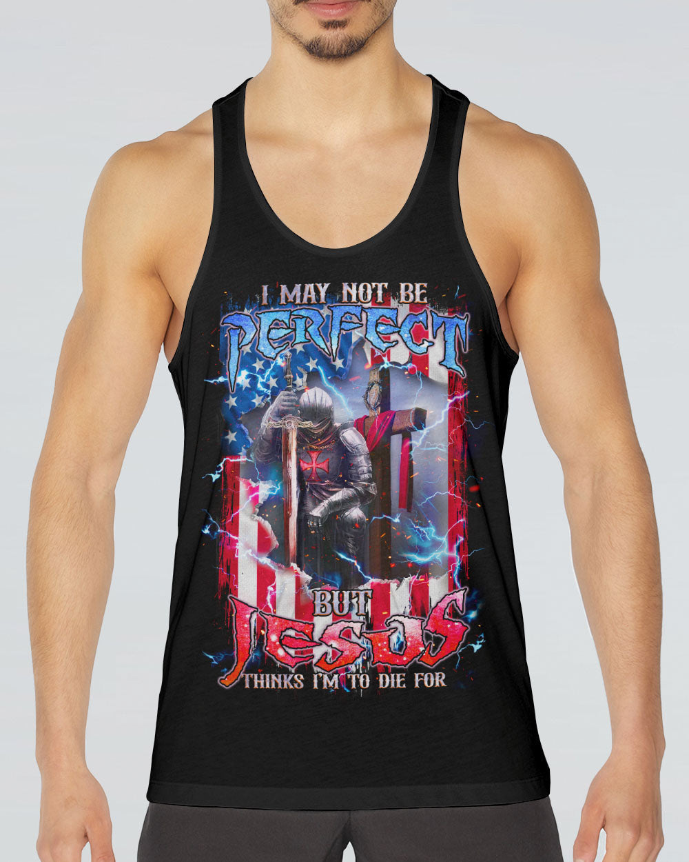 I May Not Be Perfect Warrior Men's All Over Print Shirt - Tlnz2905241, easychoo.com