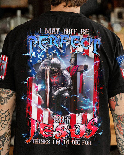 I May Not Be Perfect Warrior Men's All Over Print Shirt - Tlnz2905241, easychoo.com