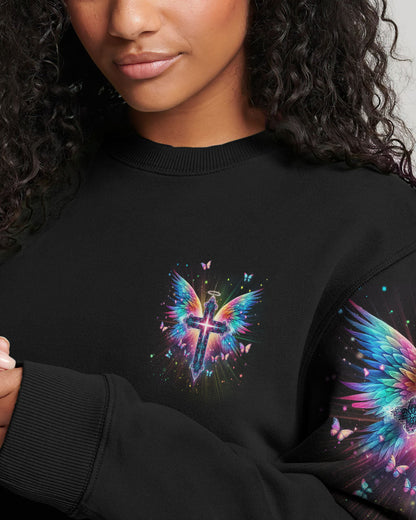 I Believe In God I Believe In Angels Women's All Over Print Shirt - Yhln1901242, easychoo.com