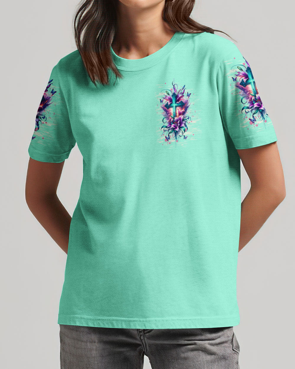 I Believe In God Women's All Over Print Shirt - Tltw2311234, easychoo.com