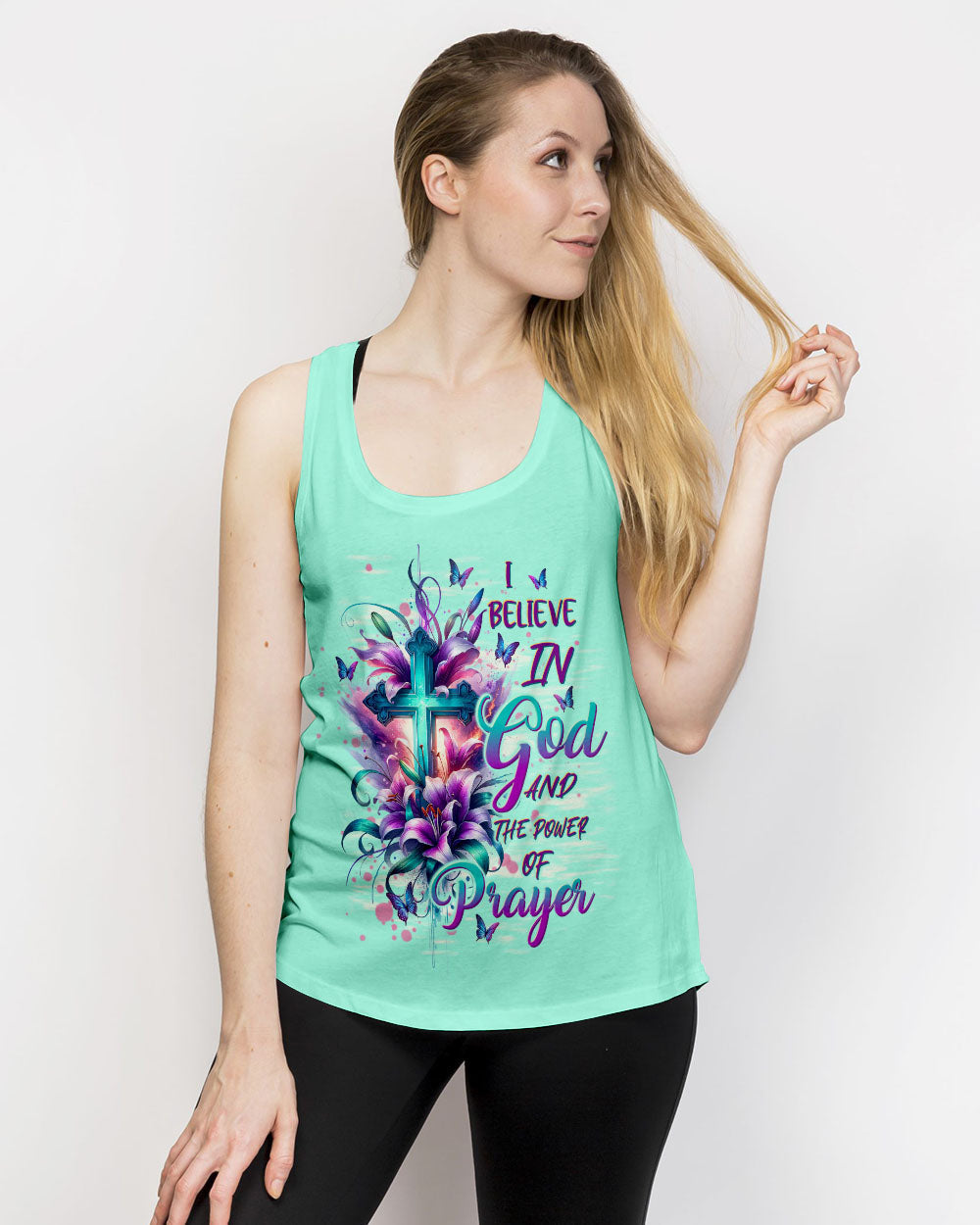 I Believe In God Women's All Over Print Shirt - Tltw2311234, easychoo.com