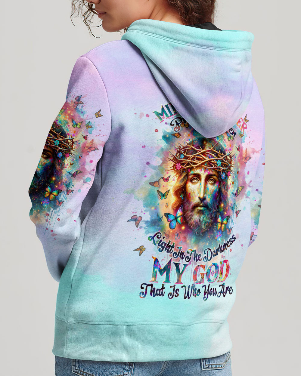 Way Maker Miracle Worker Jesus Watercolor Women's All Over Print Shirt - Tltw2711233, easychoo.com