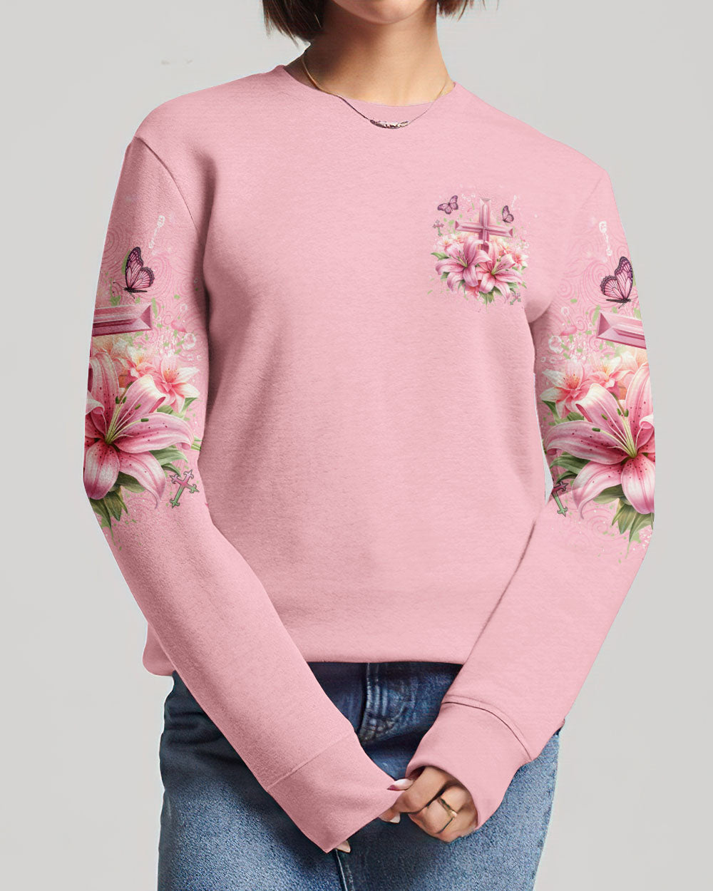 This Girl Loves Jesus Women's All Over Print Shirt - Yhdu2912233, easychoo.com