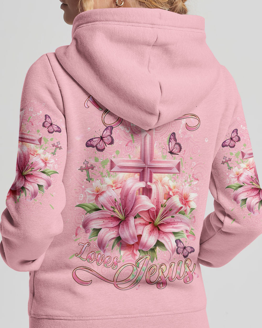 This Girl Loves Jesus Women's All Over Print Shirt - Yhdu2912233, easychoo.com