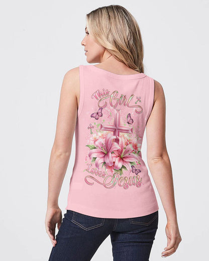 This Girl Loves Jesus Women's All Over Print Shirt - Yhdu2912233, easychoo.com