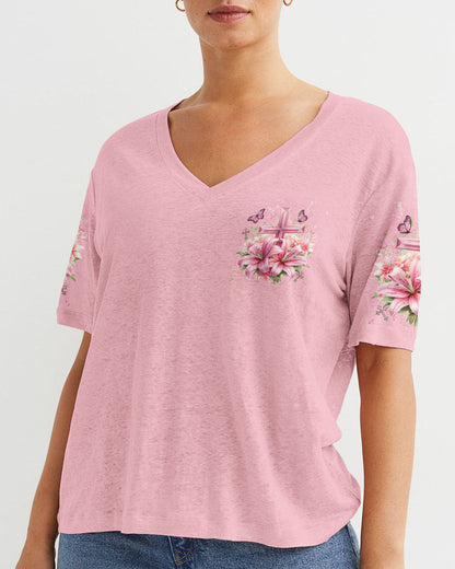 This Girl Loves Jesus Women's All Over Print Shirt - Yhdu2912233, easychoo.com