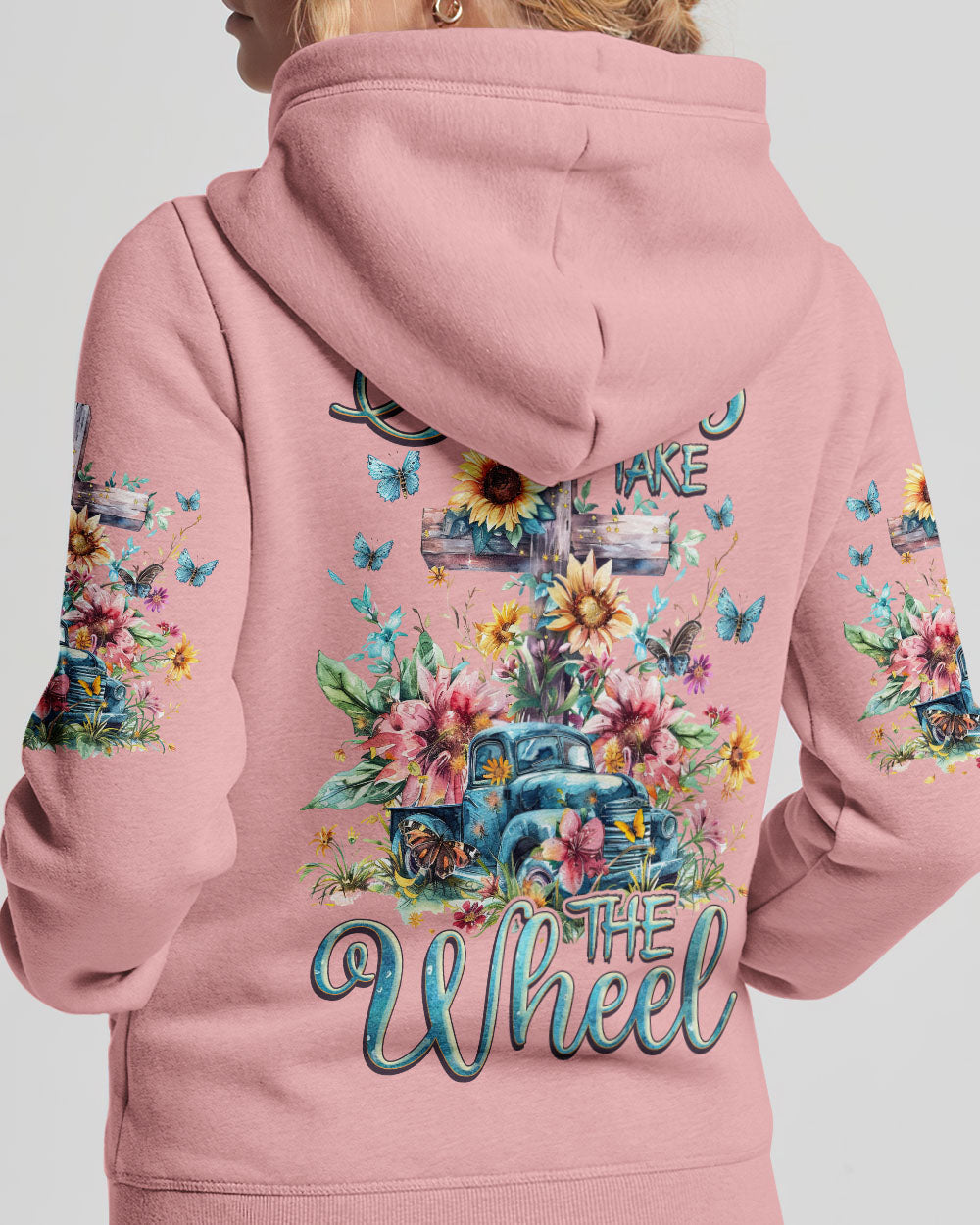 Jesus Take The Wheel Women's All Over Print Shirt - Tlnz2503243, easychoo.com