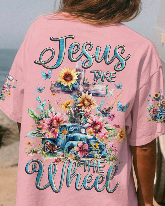 Jesus Take The Wheel Women's All Over Print Shirt - Tlnz2503243, easychoo.com