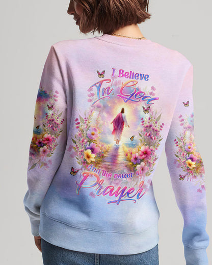 I Believe In God Walking On Water Women's All Over Print Shirt - Tltw0112234, easychoo.com