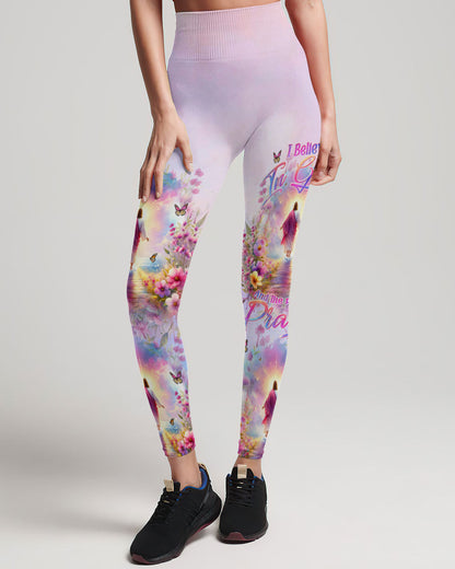 I Believe In God Walking On Water Women's All Over Print Shirt - Tltw0112234, easychoo.com