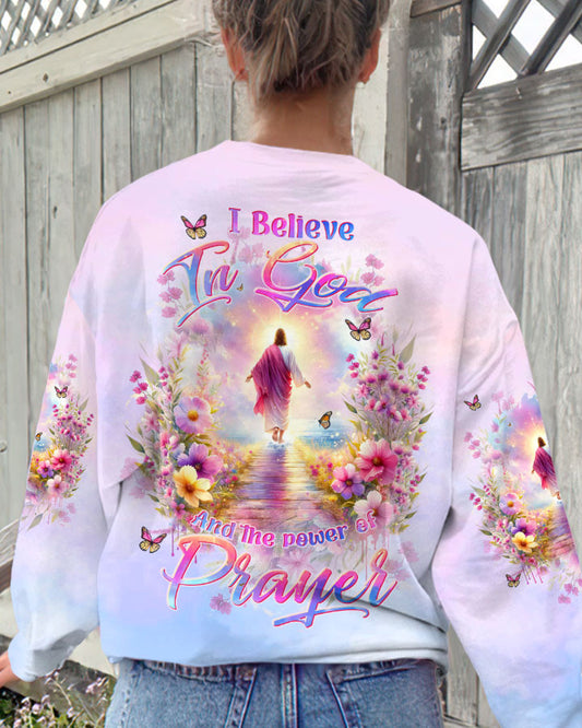 I Believe In God Walking On Water Women's All Over Print Shirt - Tltw0112234, easychoo.com