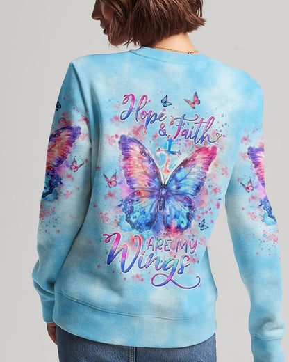 Hope And Faith Are My Wings Women's All Over Print Shirt - Yhdu1803245, easychoo.com