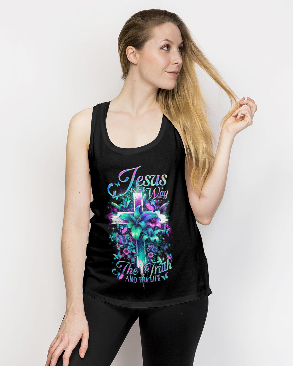 Jesus Is The Way Women's All Over Print Shirt - Tltr1501242, easychoo.com