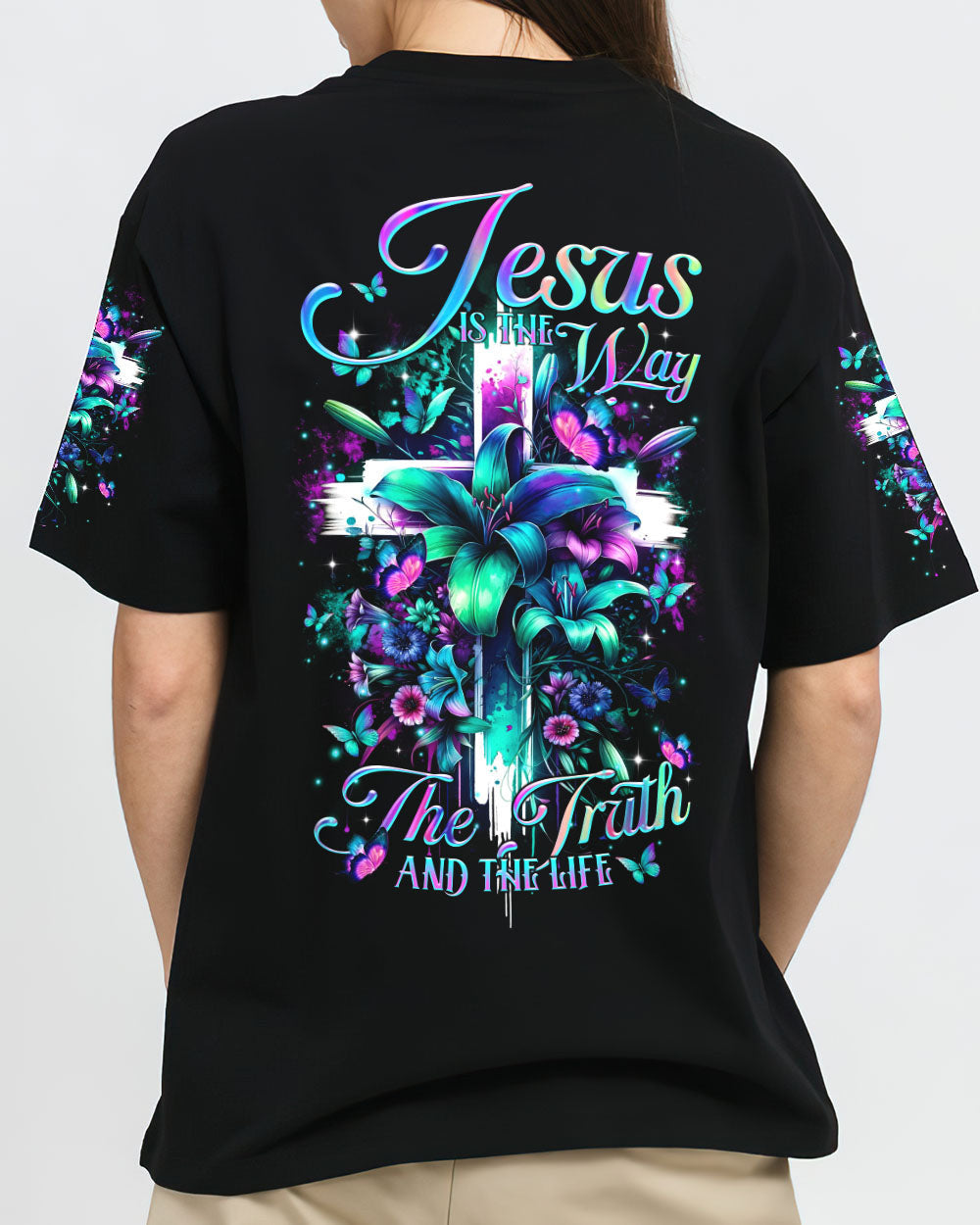 Jesus Is The Way Women's All Over Print Shirt - Tltr1501242, easychoo.com