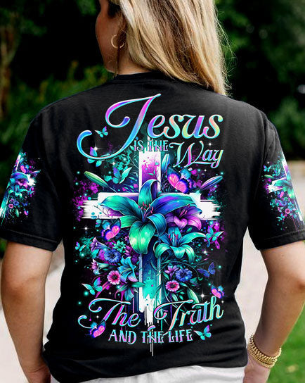 Jesus Is The Way Women's All Over Print Shirt - Tltr1501242, easychoo.com