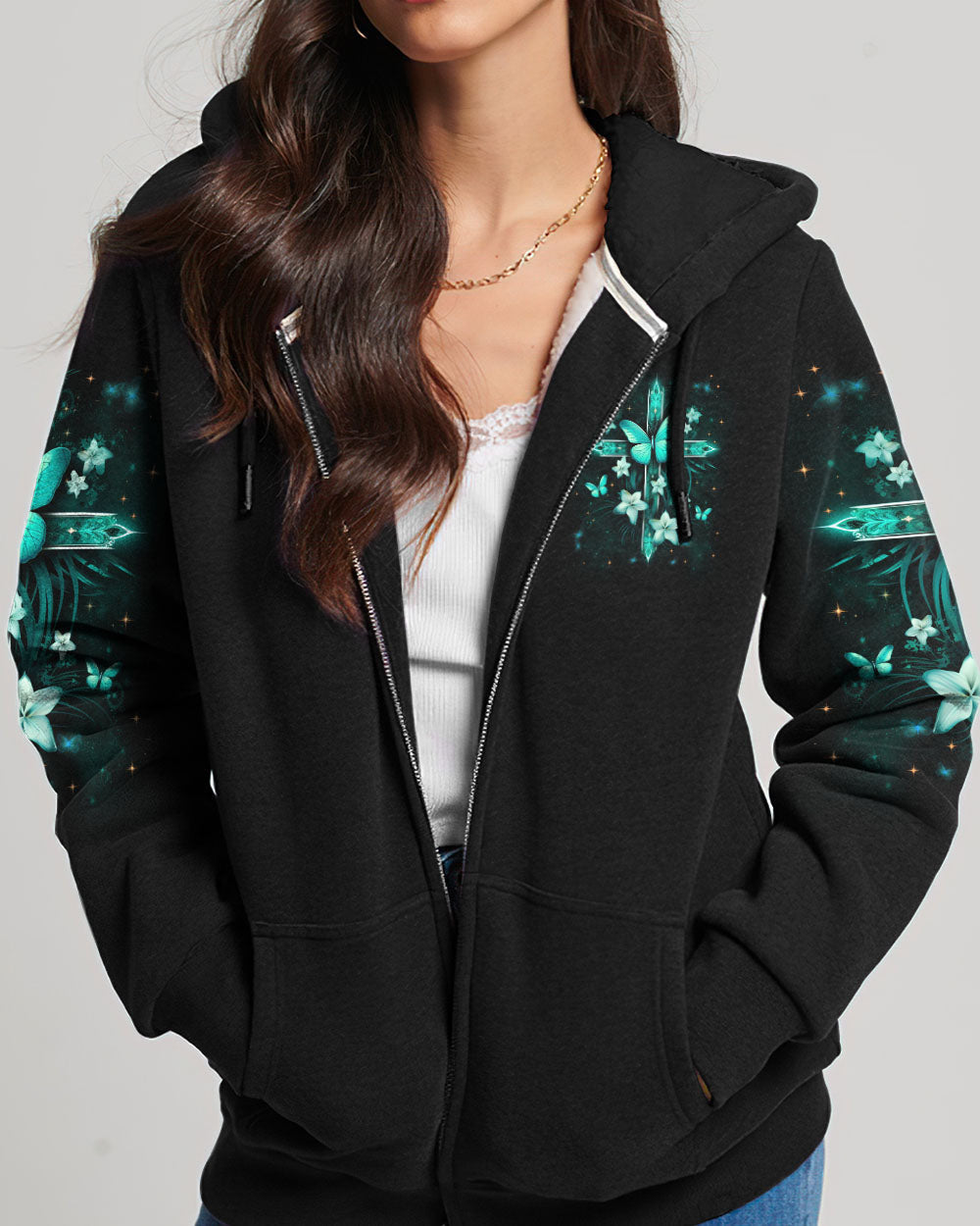 Never Underestimate The Power Women's All Over Print Shirt - Yhln0910234, easychoo.com