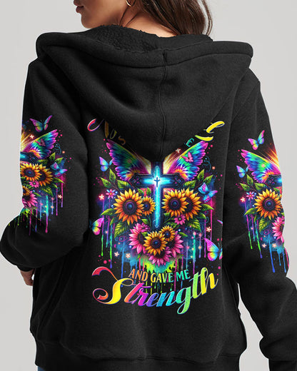 Lord Stood With Me Cross Wings Sunflower Women's All Over Print Shirt - Tltw1312233, easychoo.com