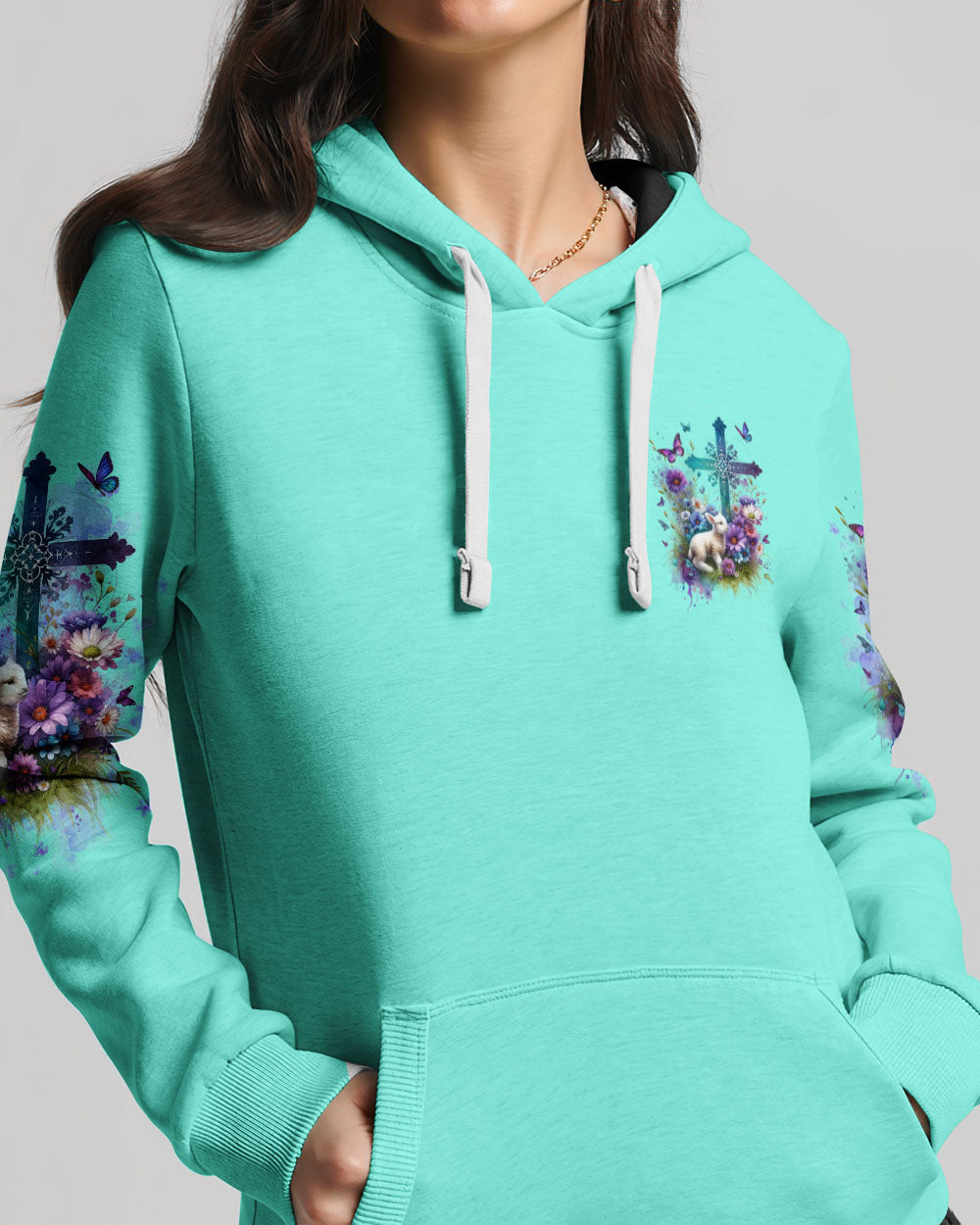 With God All Things Are Possible Lamb Women's All Over Print Shirt - Tlno2512234, easychoo.com