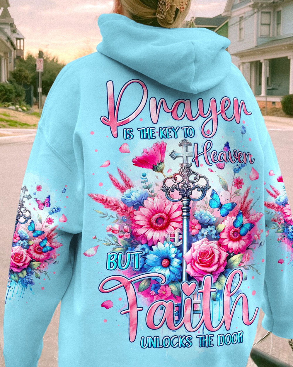 Prayer Is The Key To Heaven Women's All Over Print Shirt - Tytm2211231, easychoo.com