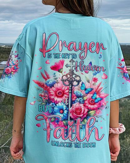 Prayer Is The Key To Heaven Women's All Over Print Shirt - Tytm2211231, easychoo.com