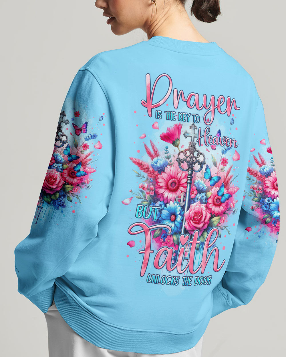 Prayer Is The Key To Heaven Women's All Over Print Shirt - Tytm2211231, easychoo.com