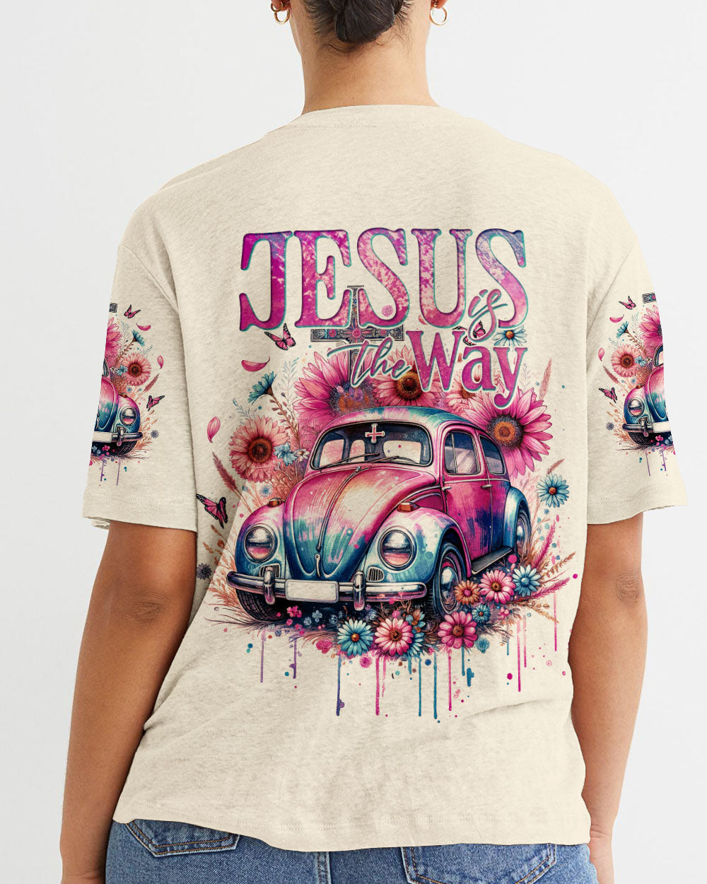 Jesus Is The Way Women's All Over Print Shirt - Ty2211231, easychoo.com
