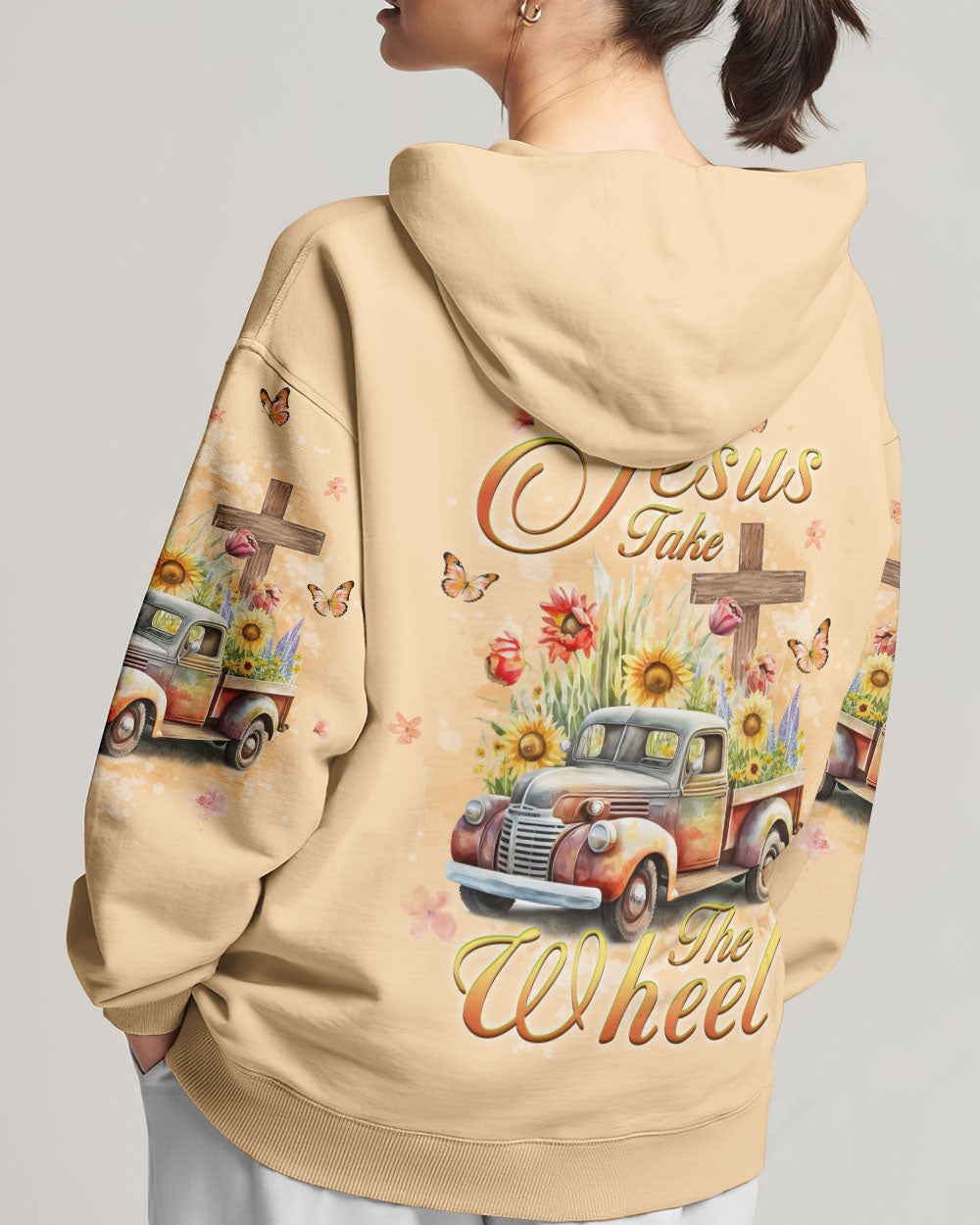 Jesus Take The Wheel Women's All Over Print Shirt - Yhkd1512233, easychoo.com