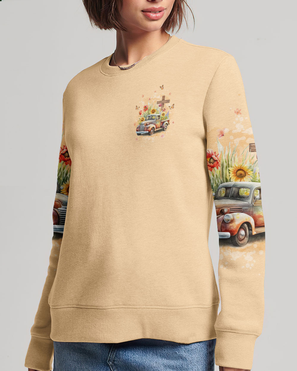 Jesus Take The Wheel Women's All Over Print Shirt - Yhkd1512233, easychoo.com