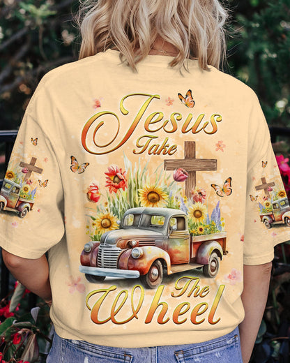 Jesus Take The Wheel Women's All Over Print Shirt - Yhkd1512233, easychoo.com