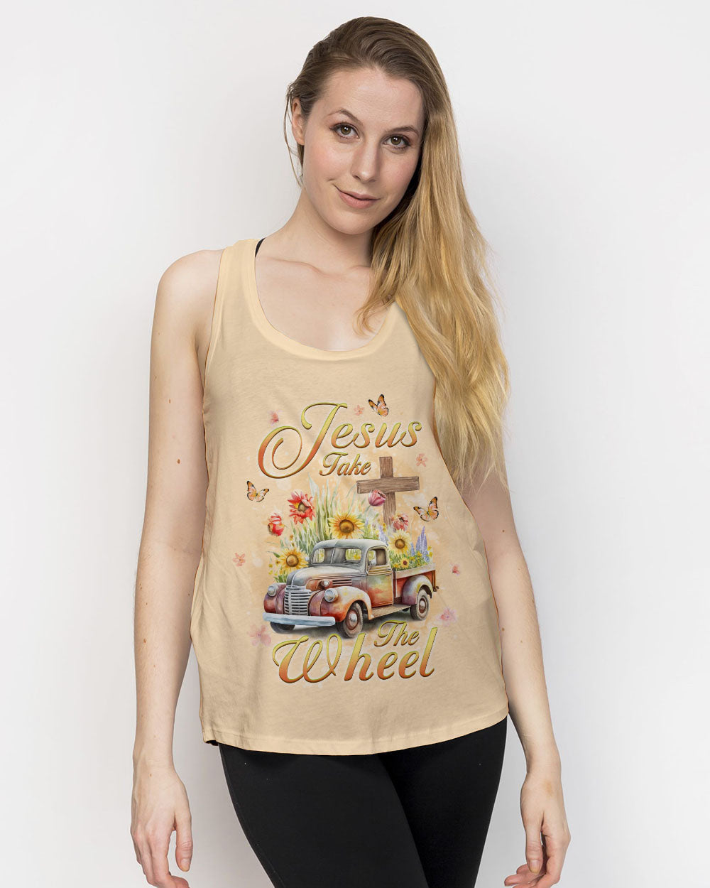 Jesus Take The Wheel Women's All Over Print Shirt - Yhkd1512233, easychoo.com