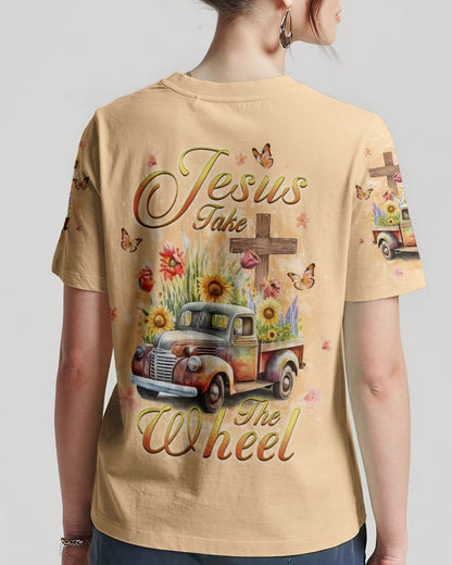 Jesus Take The Wheel Women's All Over Print Shirt - Yhkd1512233, easychoo.com