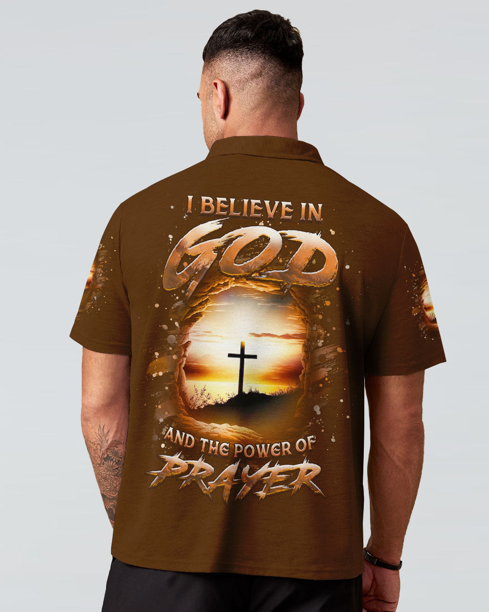 I Believe In God Men's All Over Print Shirt - Yhhn1203242, easychoo.com