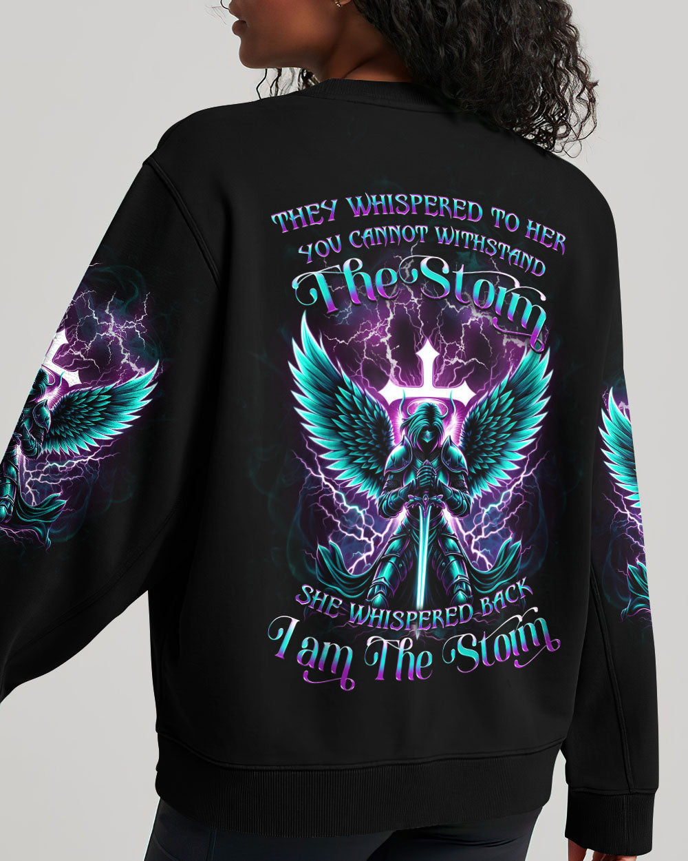 I Am The Storm Cross Women's All Over Print Shirt - Yhkd0512232, easychoo.com