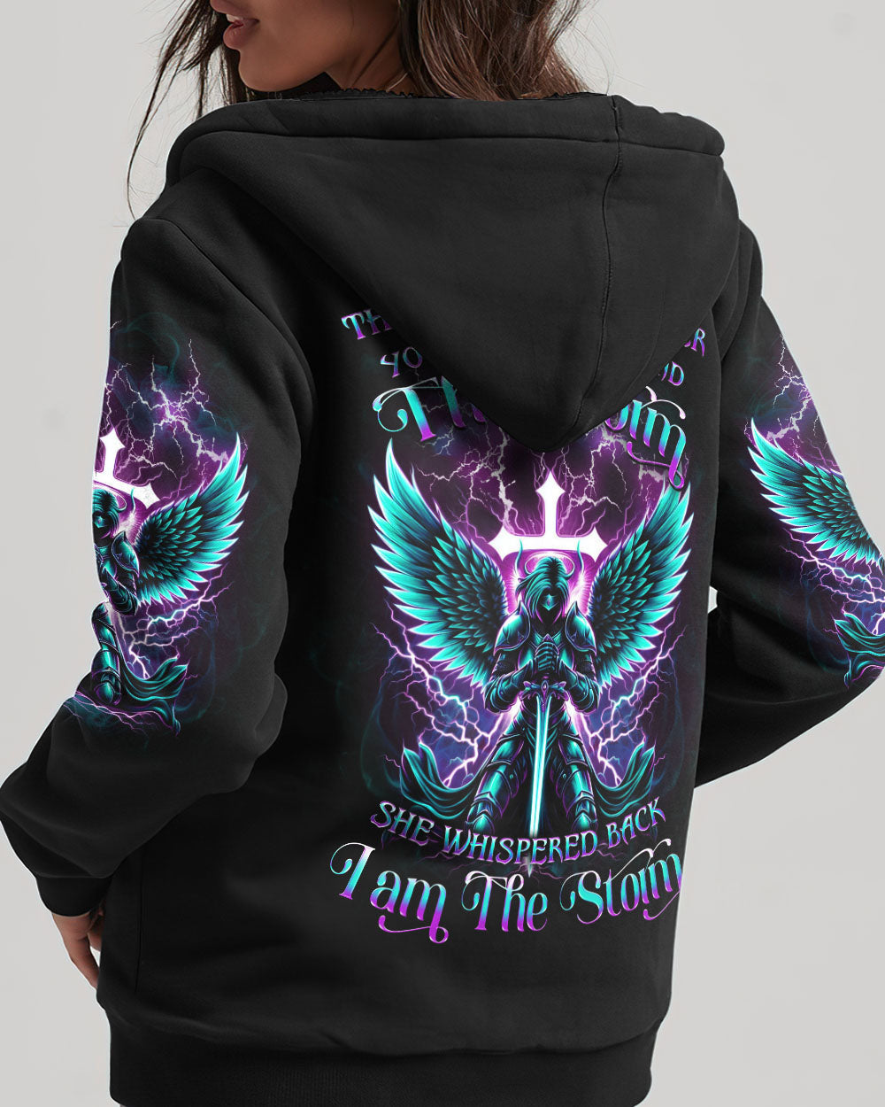 I Am The Storm Cross Women's All Over Print Shirt - Yhkd0512232, easychoo.com