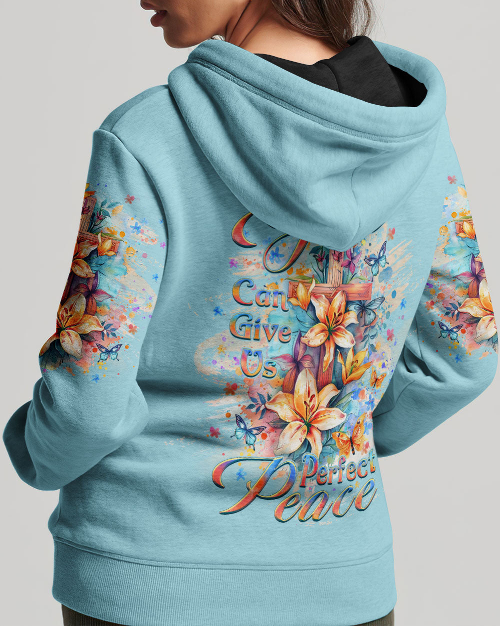 Only God Can Give Us Perfect Peace Women's All Over Print Shirt - Yhlt2602241, easychoo.com