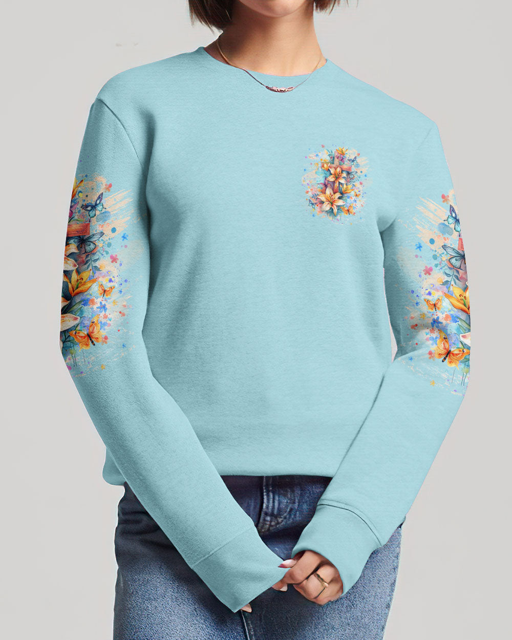 Only God Can Give Us Perfect Peace Women's All Over Print Shirt - Yhlt2602241, easychoo.com