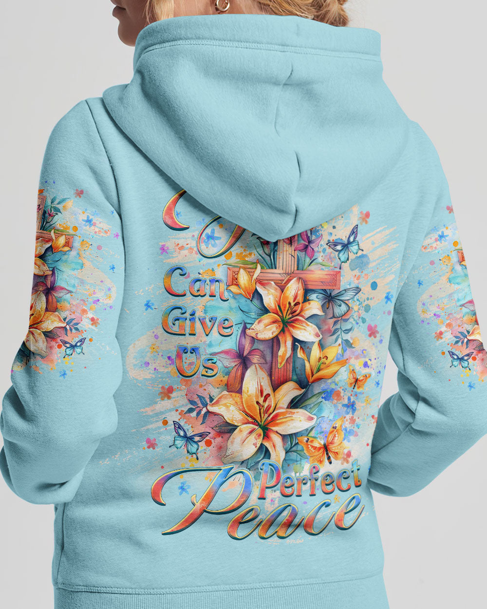 Only God Can Give Us Perfect Peace Women's All Over Print Shirt - Yhlt2602241, easychoo.com